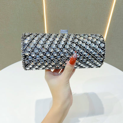 Glitzernde kristallbesetzte Abend-Clutch