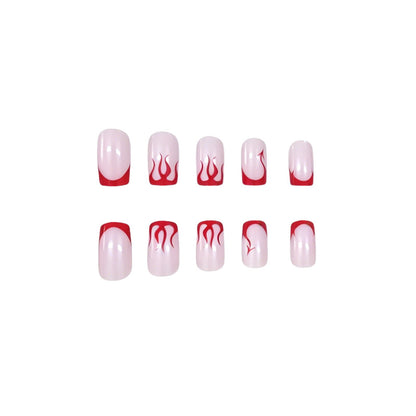 Trendy Flame Nail Art Verbesserungen Brehn