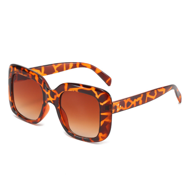 Damen oversized quadratische Sonnenbrille mit hochwertigem Kunststoffrahmen Brehn