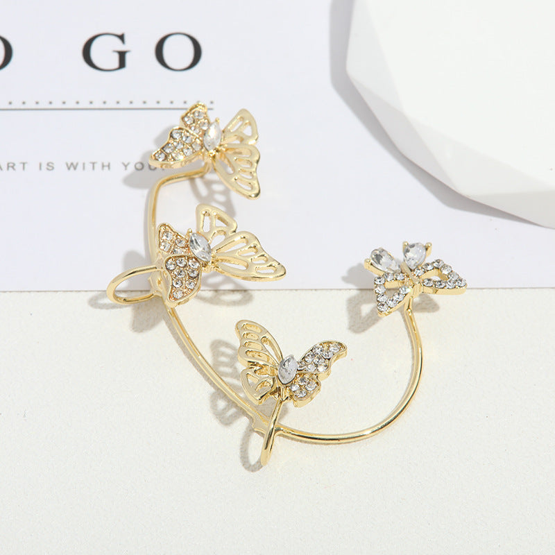 Rhinestone Schmetterling Haarspange Brehn