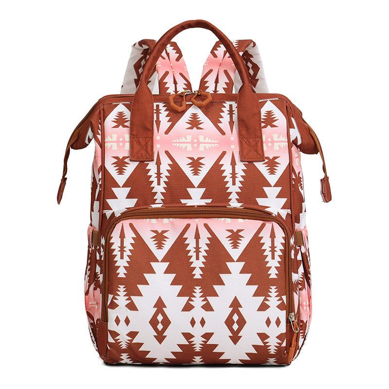 Geometrisch gemusterten Reise-Rucksack