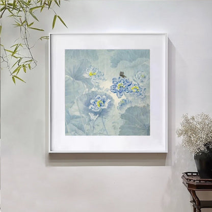 Gerahmtes florales Naturkunstwerk