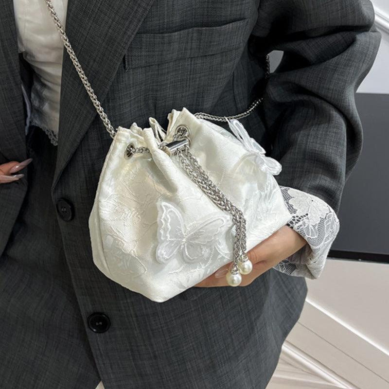 Schmetterling Verziertes Abend Zugtasche
