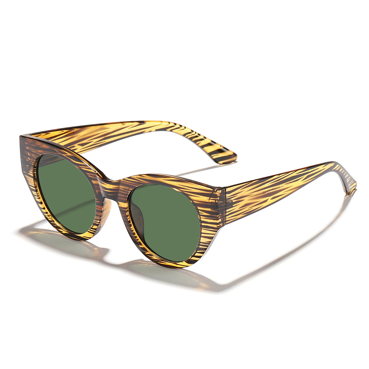 Damen modische Sonnenbrille mit einzigartigem Leoprint Brehn