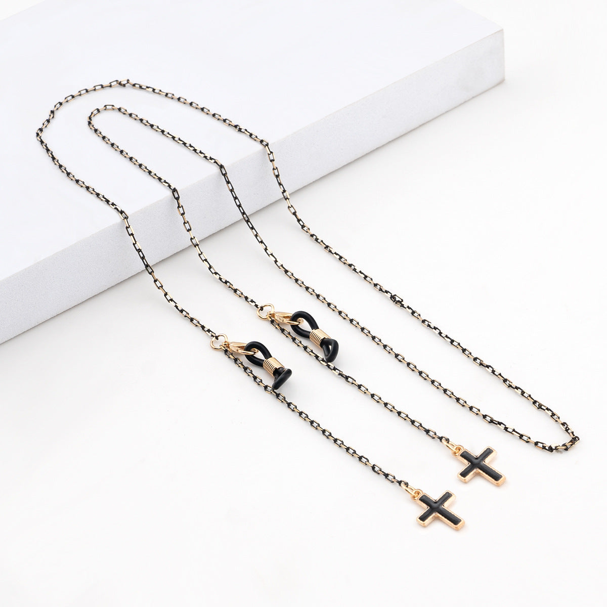 Elegante geometrische Brillenchnur Brehn