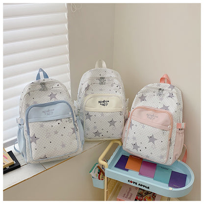 Stylische Sternmuster-Rucksack Brehn