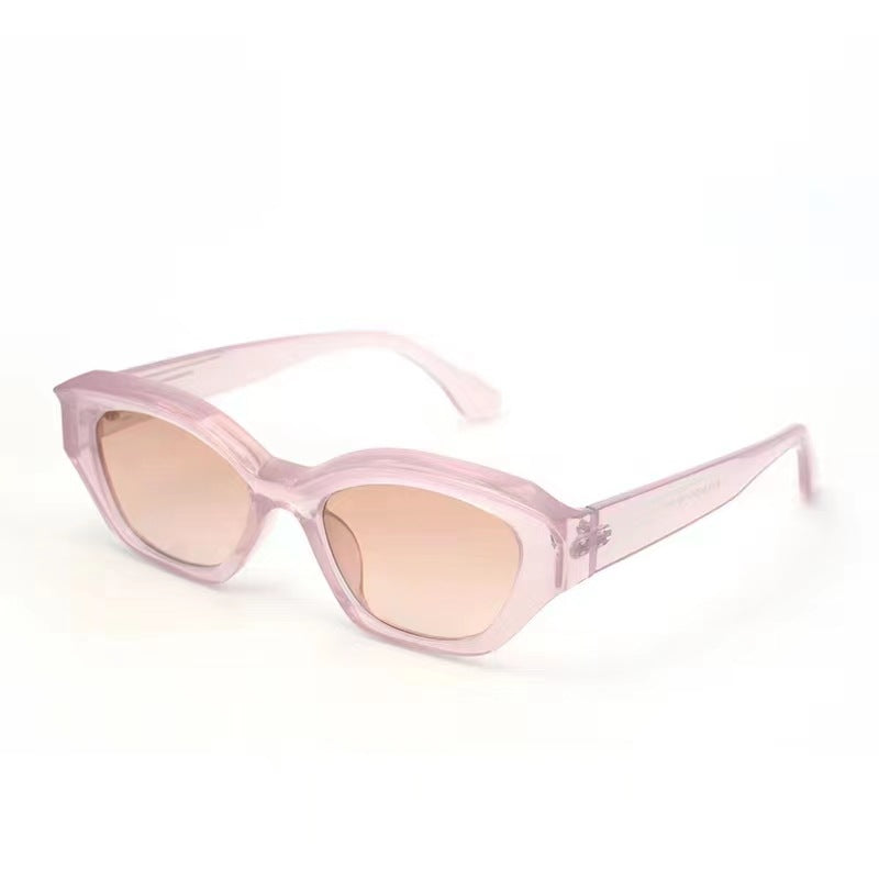 Damen Designer-Sonnenbrille mit markantem polygonalen Rahmen und UV-Schutz Brehn