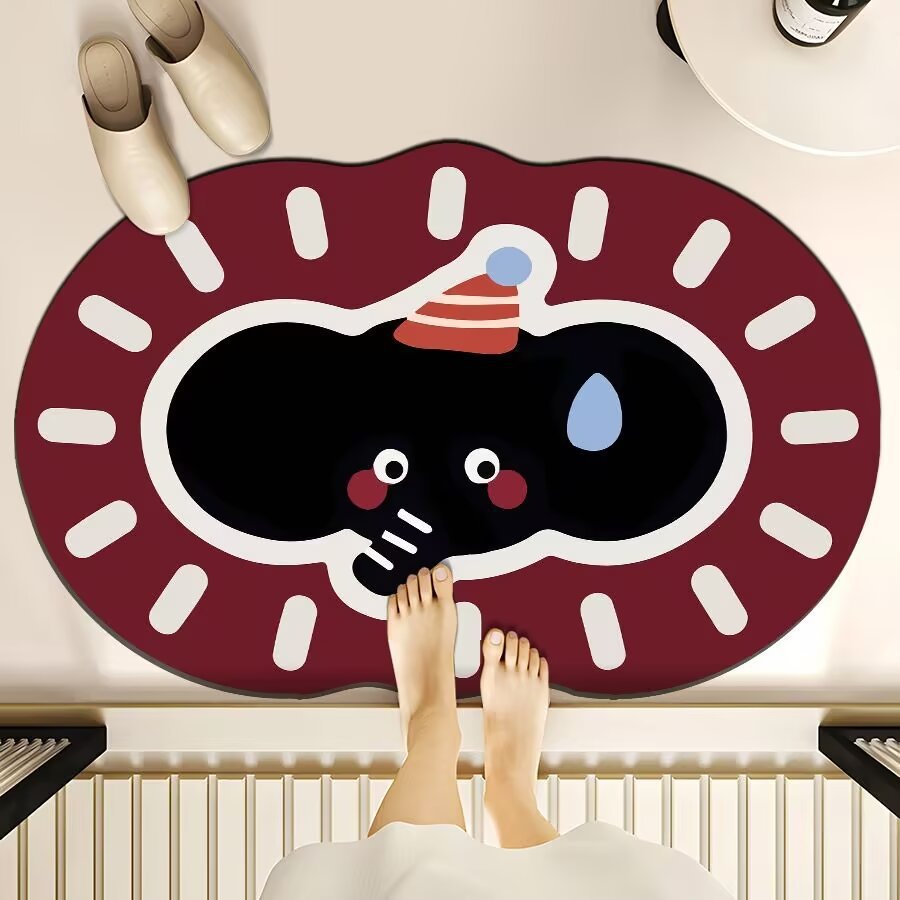Süße Cartoon Bär Badmatte Brehn