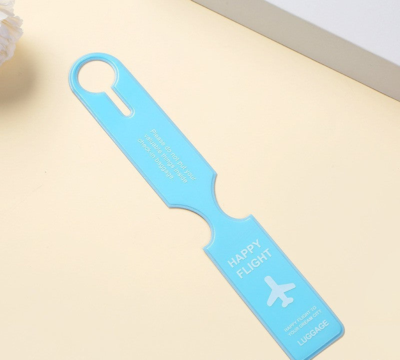 reflektierendes PVC-Gepäckgriff-Etikett mit sicherem Druckverschluss Brehn