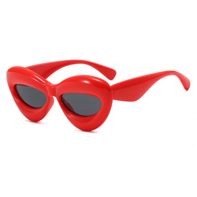 Damen Cat-Eye Sonnenbrille mit innovativem Kunststoffrahmen Brehn