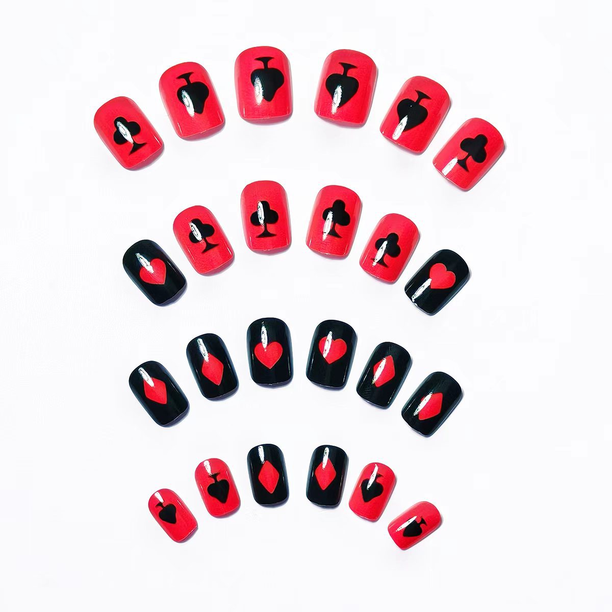 Kreatives Spielkarten Nageldesignset Brehn