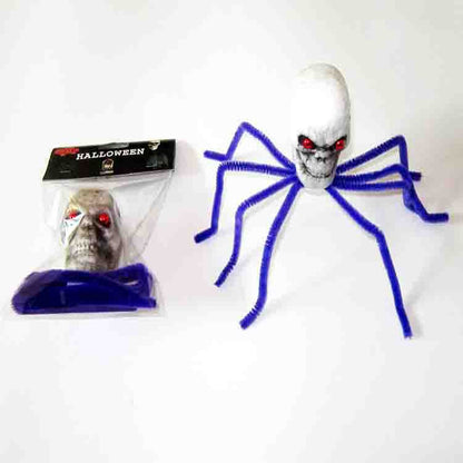 Dekorative Schädel-Spinnenfigur Brehn