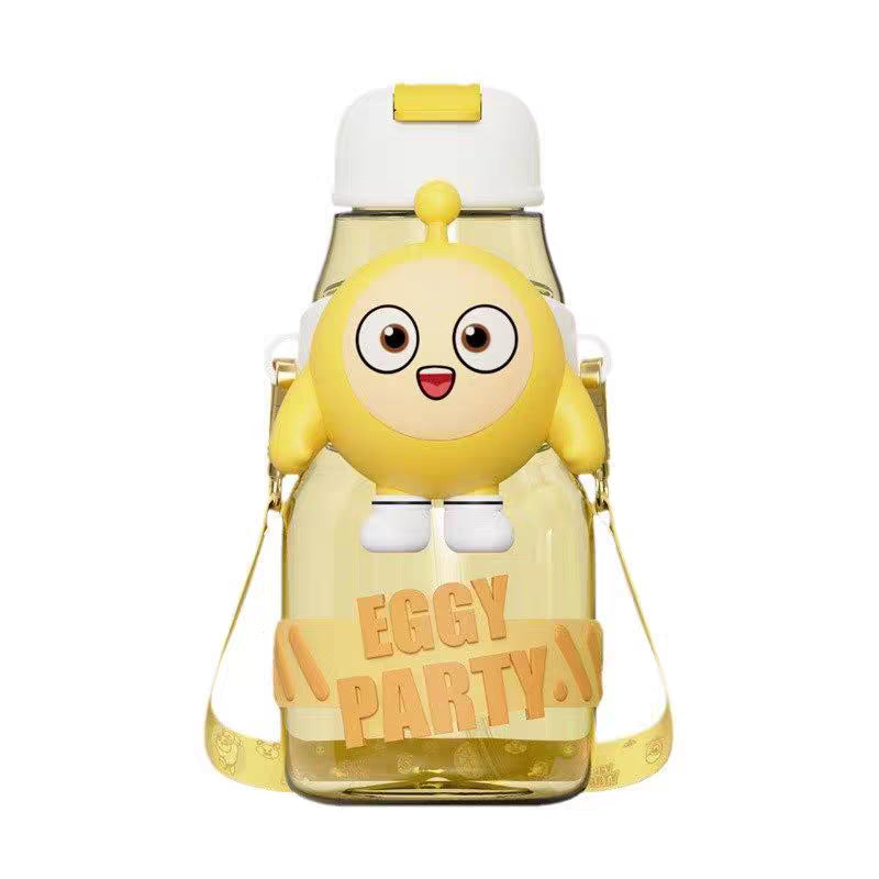 Damen Trinkflasche mit interaktivem Design und stylischem Charakterelement Brehn