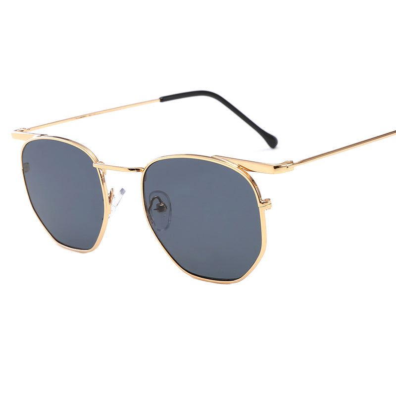 Damen modische rechteckige Brille mit elegantem Metallrahmen Brehn