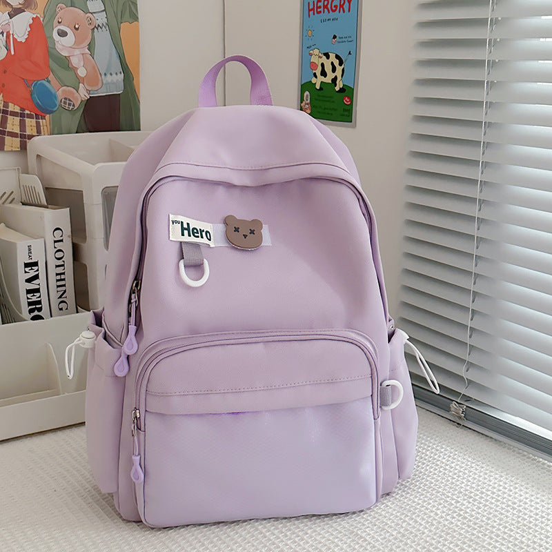 Niedlicher illustrierter Schulrucksack