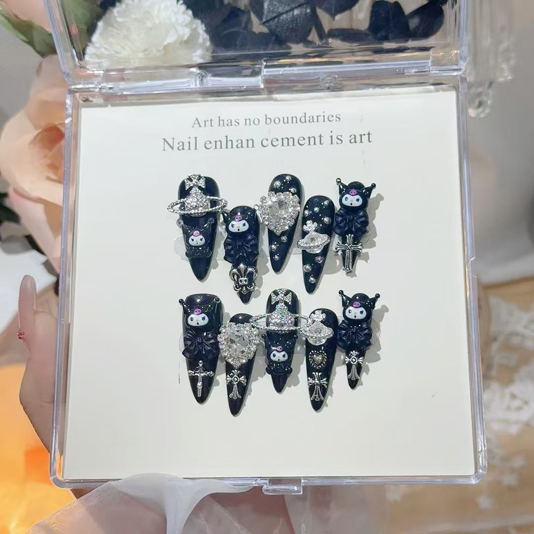Künstlerische Gel-Nagelspitzen
