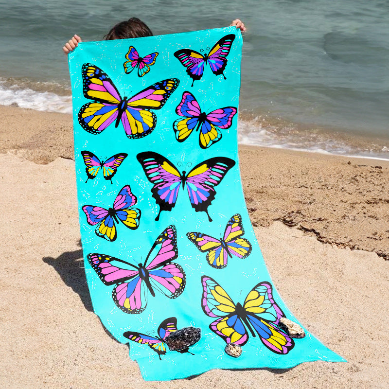 Strandtuch mit lebhaftem, buntem Tiermotiv Brehn
