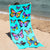 Strandtuch mit lebhaftem, buntem Tiermotiv Brehn