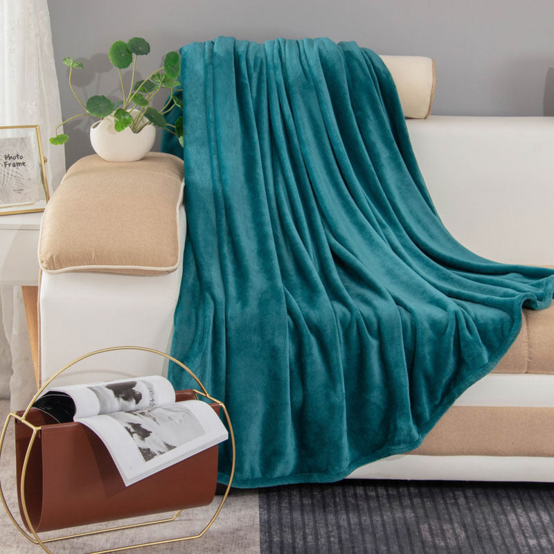 Damen luxuriöse Fleece-Decke mit sanfter Textur Brehn