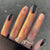 Kunstvoll gestaltetes Press-On Nagelset Brehn