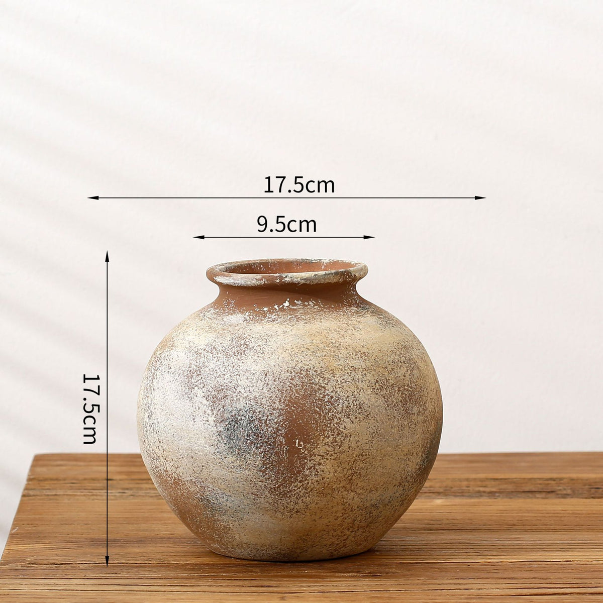 Handgefertigte Terrakotta Vase Brehn