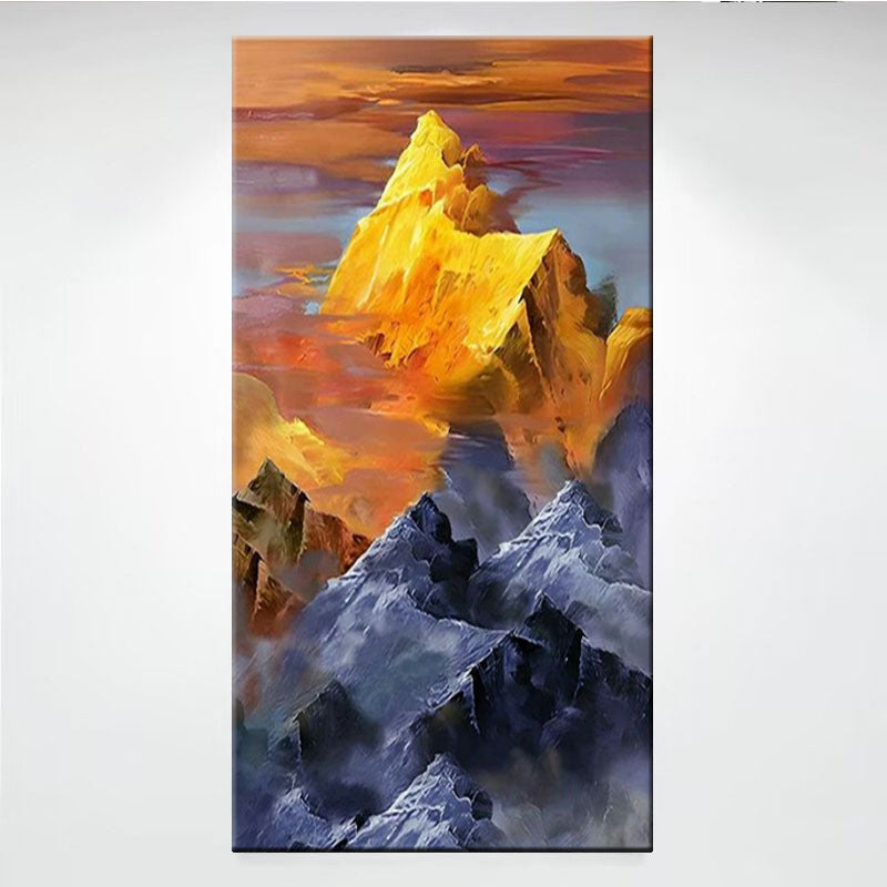Abstrakte Berglandschaft Leinwand Wandkunst