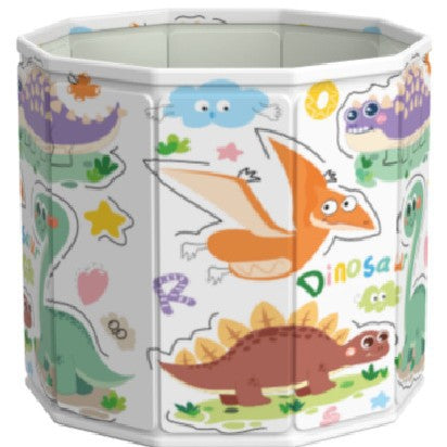 Damen Aufblasbares Kinder-Schwimmbecken mit buntem Blumenmuster Brehn