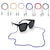 Beaded Eyewear Retainer Chain Brehn 1786689498