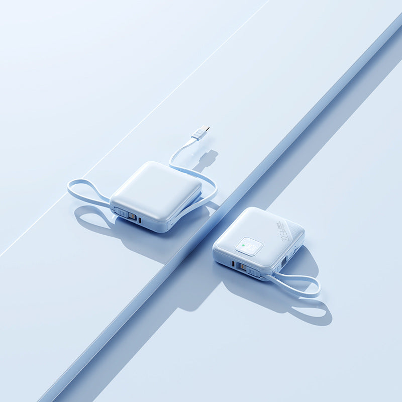 Tragbare Powerbank mit Integrierten Schnellladeanschlüssen und Digitaler Ladestandanzeige Brehn