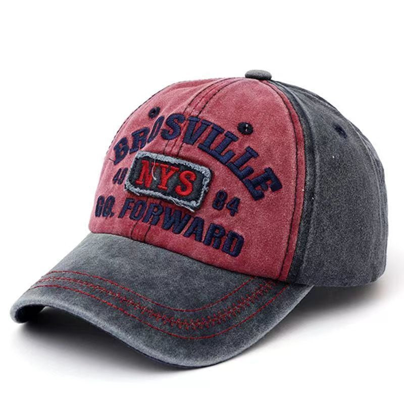 Herren Vintage-inspiriertes, stark beanspruchtes Baseballcap Brehn