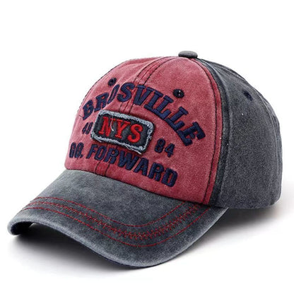 Herren Vintage-inspiriertes, stark beanspruchtes Baseballcap Brehn