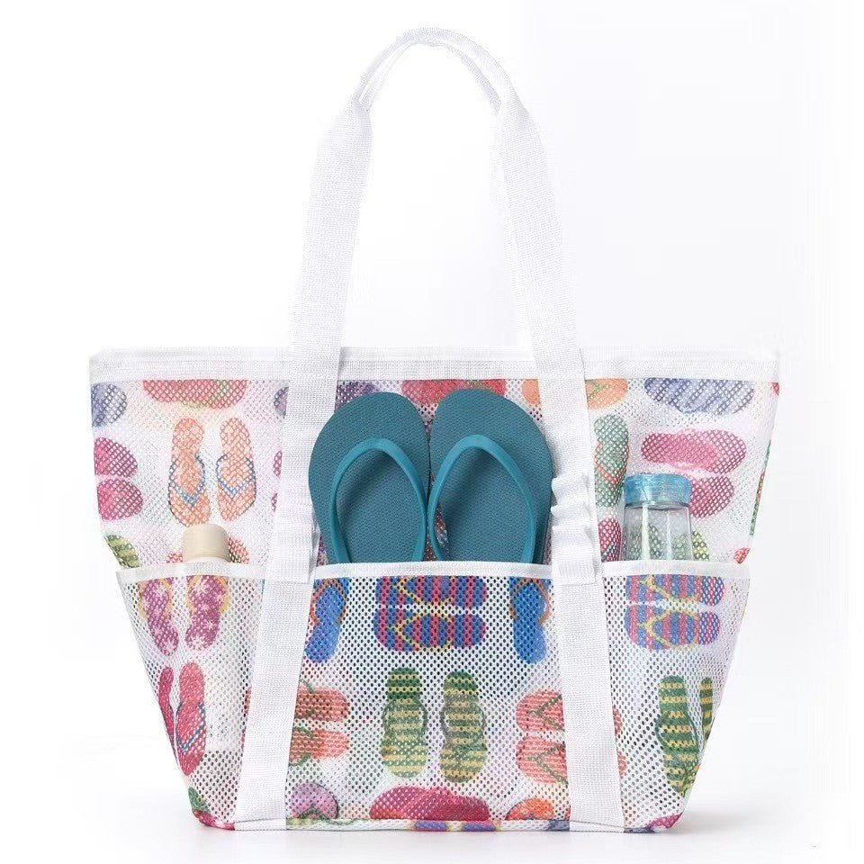 Große Strandtasche Aus Atmungsaktivem Netzmaterial Brehn