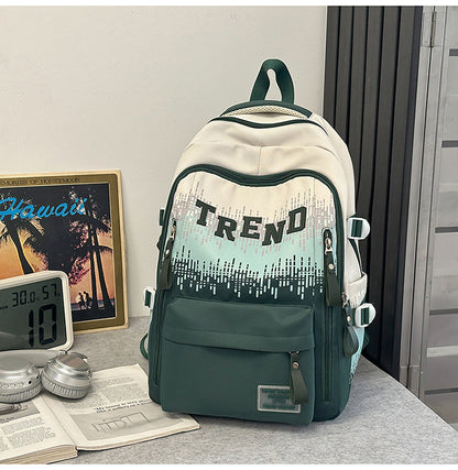 Trendige stilvolle Grafik-Rucksack Brehn