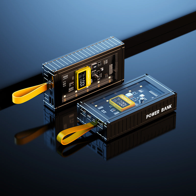 vielseitige Powerbank mit digitaler Leistungsanzeige Brehn