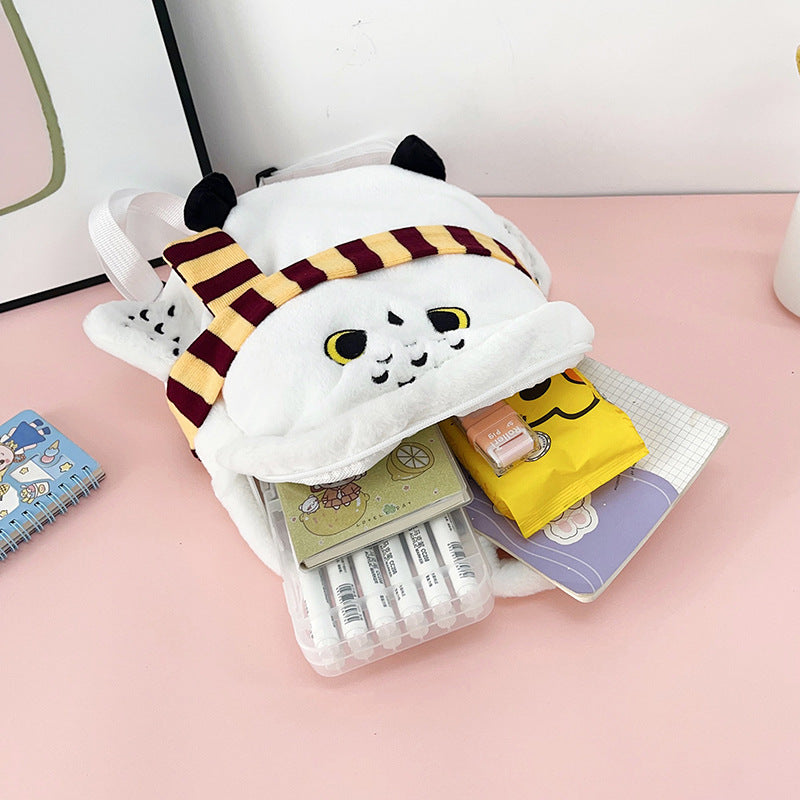 Fluffy Eulen-Rucksack Brehn
