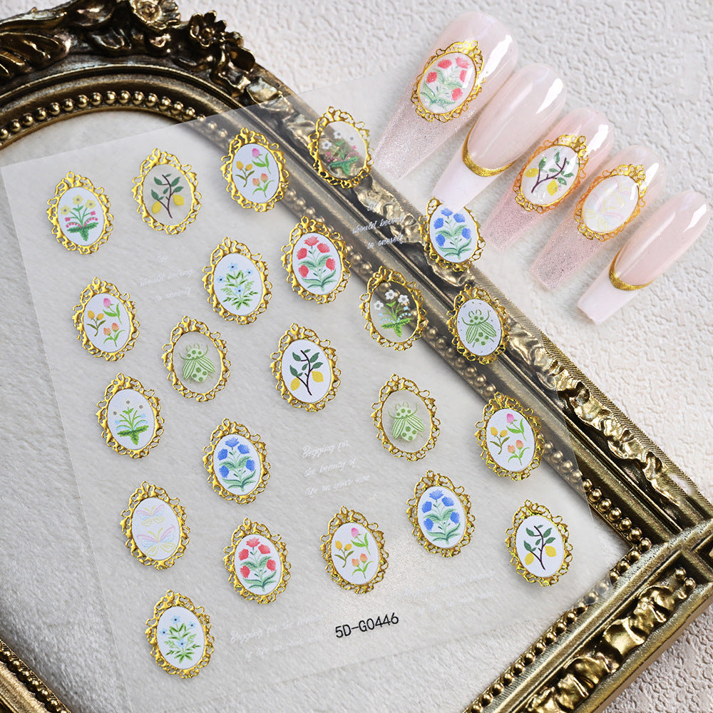 Kreatives Nagelkunst Sticker-Set