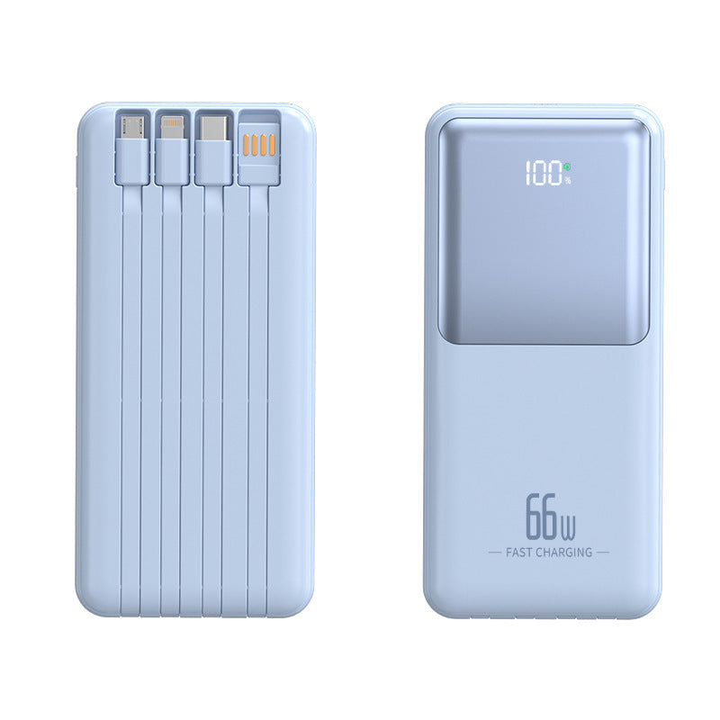 Tragbare Powerbank mit integriertem Multifunktionsladekabel Brehn