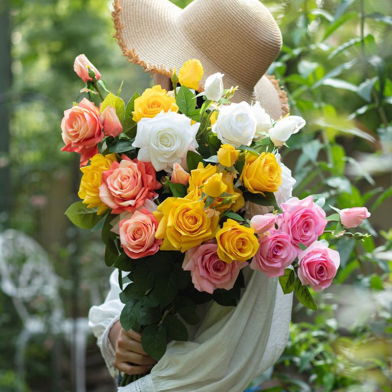 Premium dekorative künstliche Rosenstamm