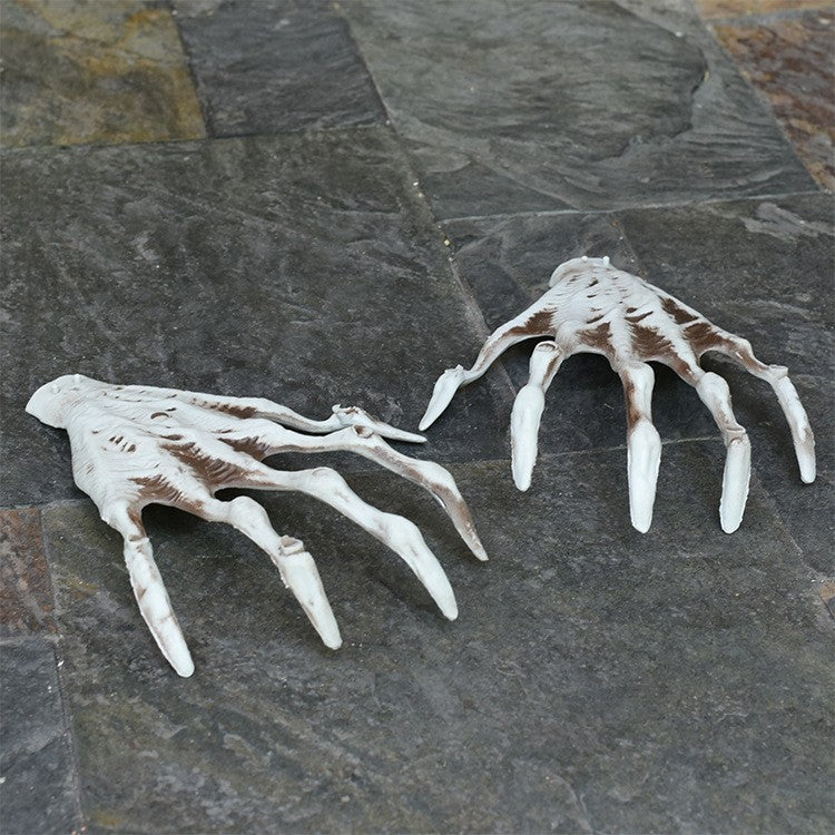 Gruselige realistische Skeletthand Requisite Brehn