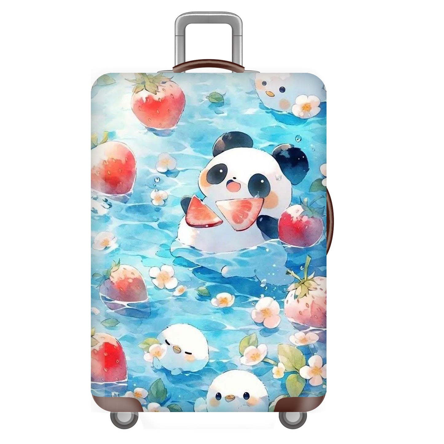 Unisex Hartschalenreisekoffer mit verspieltem Pandadesign Brehn