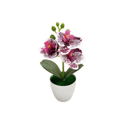 Lebensechte Orchideenblumenarrangement