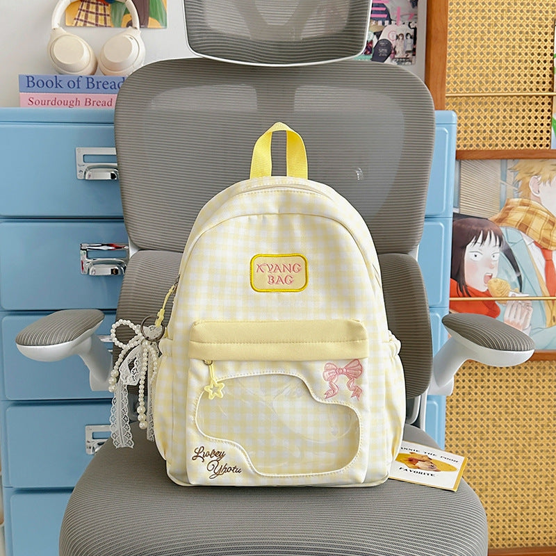 Niedlicher karierten Design Rucksack Brehn