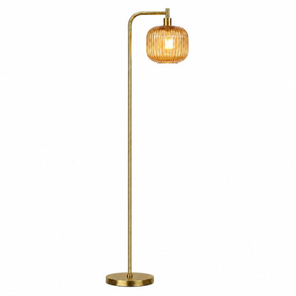 Moderne gebogene Glas-Stehlampe