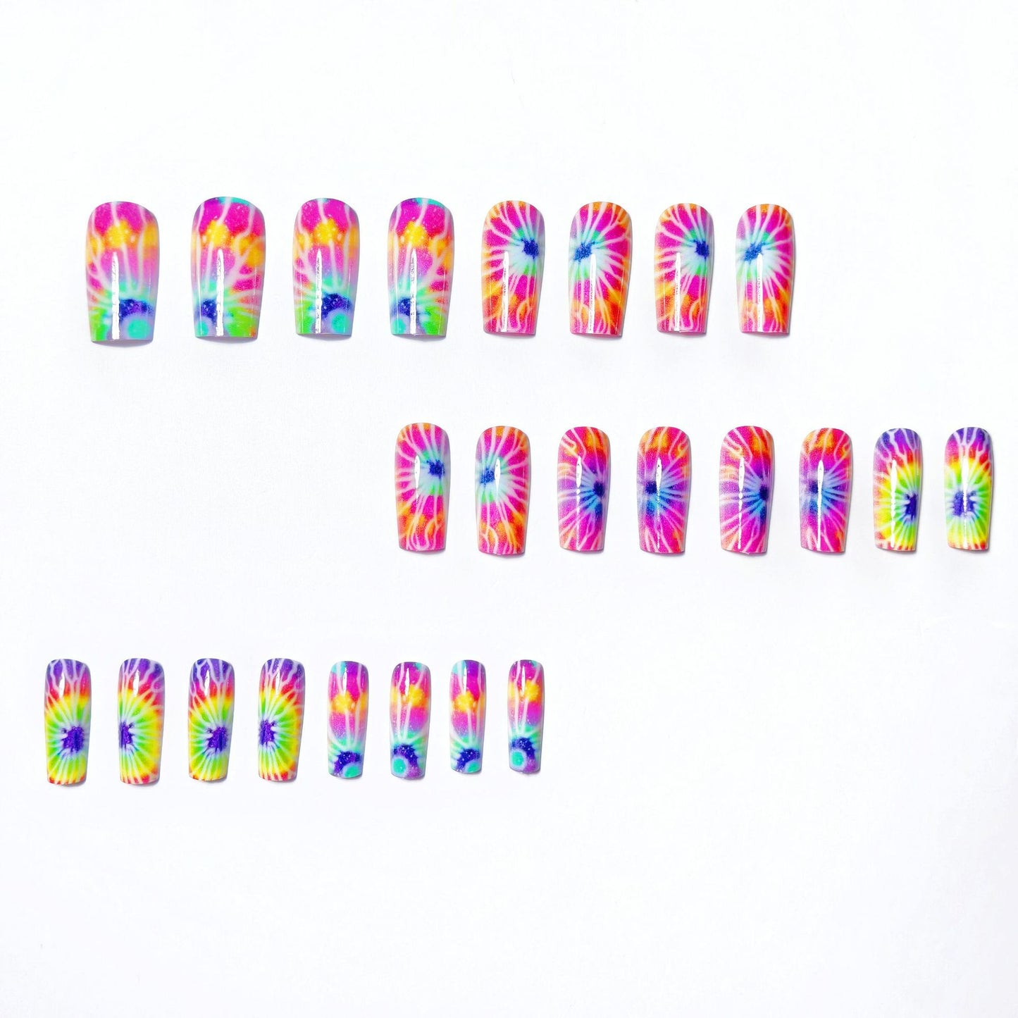 Kreative Nagelkunst Im Psychedelischen Design Brehn