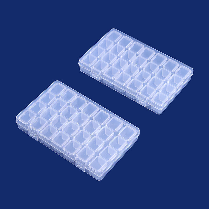 Klarer Kunststoff-Organizer-Box Brehn
