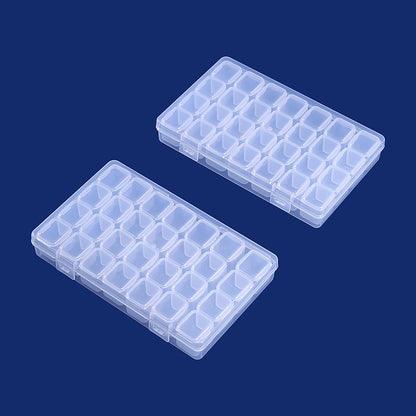 Klarer Kunststoff-Organizer-Box Brehn
