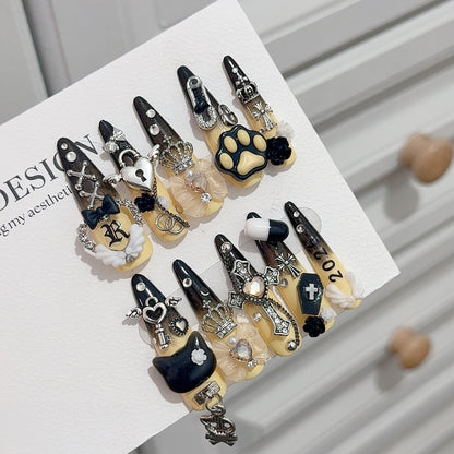 Dekoratives thematisches Nageldesign-Set
