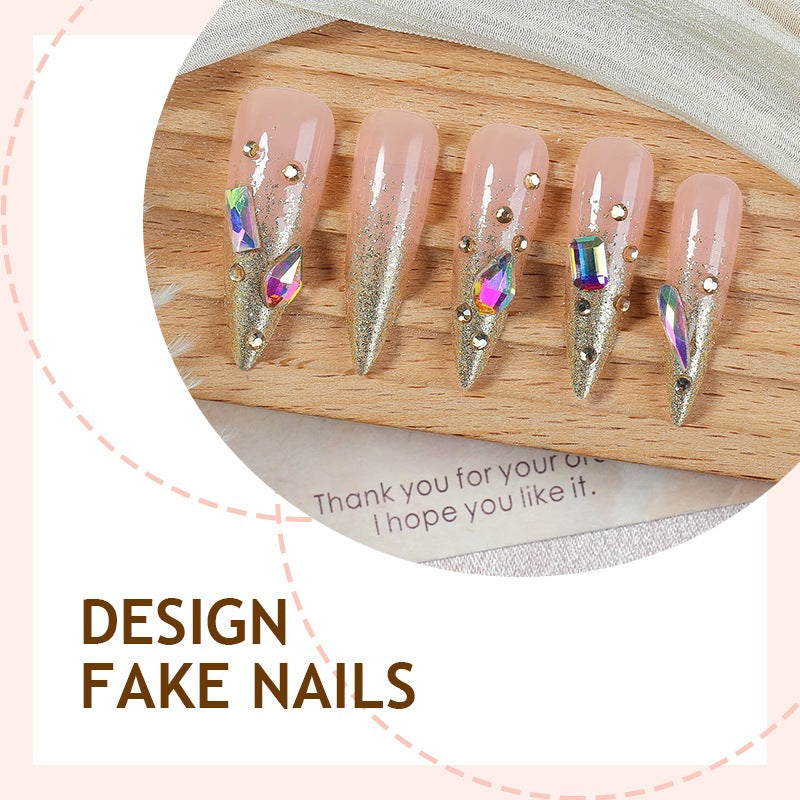 Stilechte Dramatik Kunstnagelset Brehn