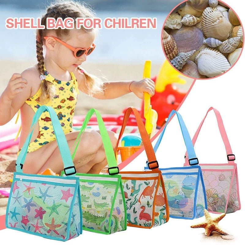 Praktische Strandtasche Aus Netzmaterial Brehn