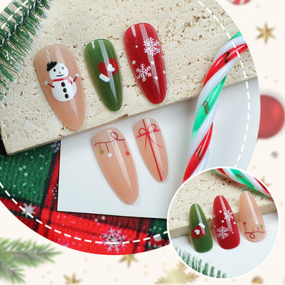 Urlaubsthema Press-On Nageldekorationen